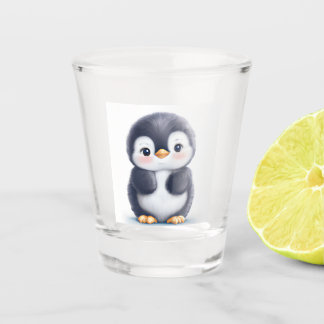 Verre A Shot Cute Penguin