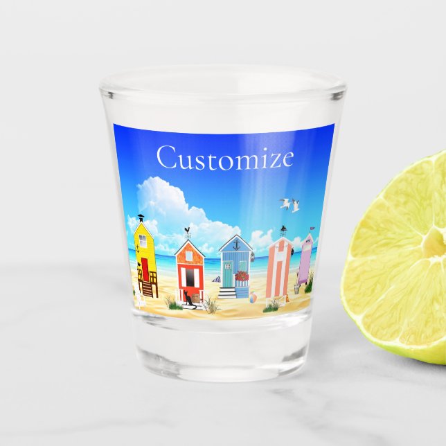 Verre A Shot Cute Tiny Beach Shacks Thunder_Cove (Devant)