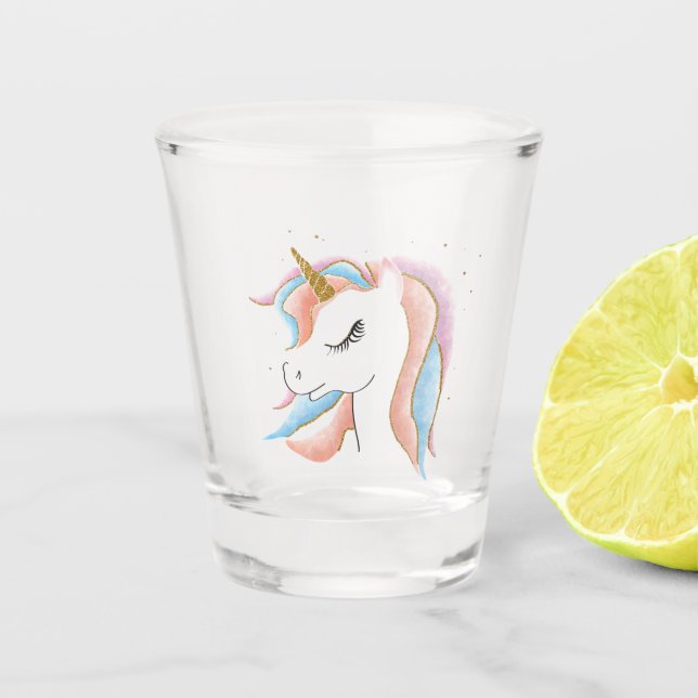 Verre A Shot Cute Unicorn (Devant)
