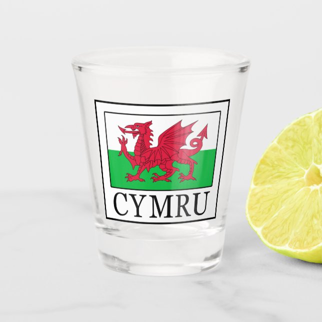 Verre A Shot Cymru (Devant)
