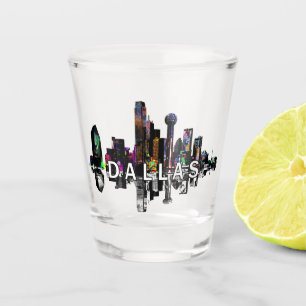 Verre A Shot Dallas, Texas en graffiti Tiré