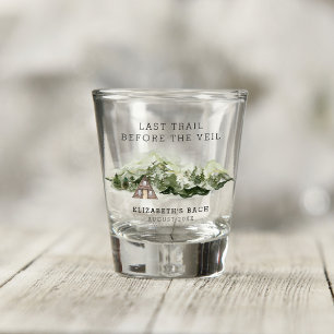Verre A Shot Dernier sentier avant le week-end de Bachelorette