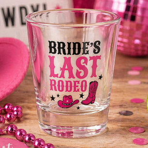 Verre A Shot Dernière rodeo de la mariée : Cadeau pour l'enterr