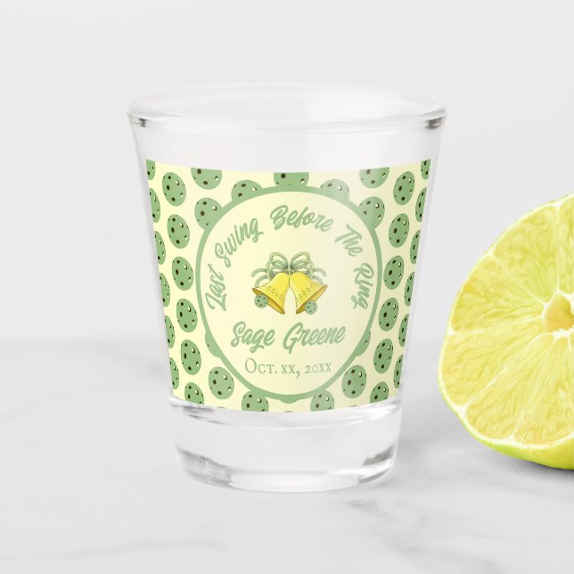 Verre A Shot Dernière swing avant l'anneau Sage & Cream Pickleb (Devant)