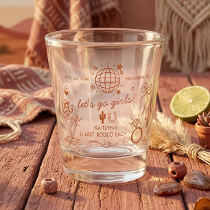 Verre A Shot Dernière Vacherie Disco Cowgirl Enterrement de Vie