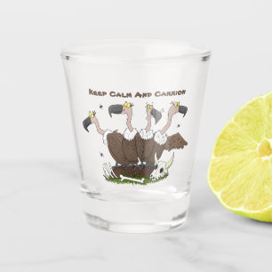 Verre A Shot Dessin de l'humour vautours drôle