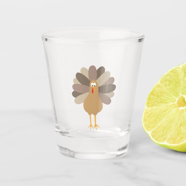 Verre A Shot Dessin sur la Turquie (Devant)
