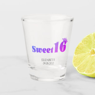 Verre A Shot Diadème Pailleté Chic Sweet 16