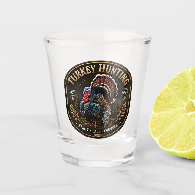 Verre A Shot Dindon sauvage   (Devant)