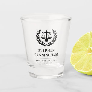 Verre A Shot Diplôme de droit moderne personnalisé
