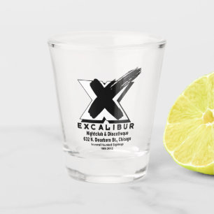 Verre A Shot Discothèque Excalibur (1989-2012)