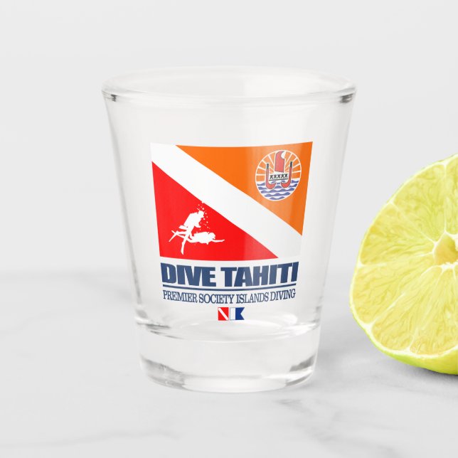 Verre A Shot Dive Tahiti (sq) (Devant)