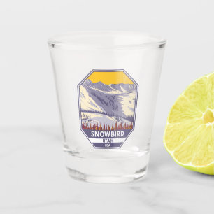 Verre A Shot Domaine skiable de Snowbird Hiver Utah