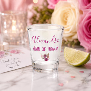 Verre A Shot Domestique assez pourpre de souvenir d'honneur