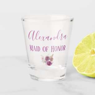 Verre A Shot Domestique assez pourpre de souvenir d'honneur