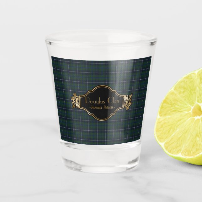 Verre A Shot Douglas Modern Original Scottish Clan Tartan (Devant)
