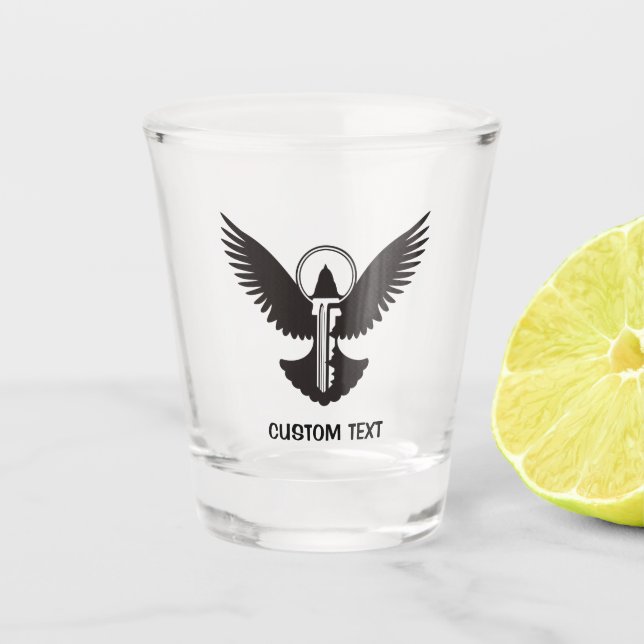 Verre A Shot Dove avec clé (Devant)