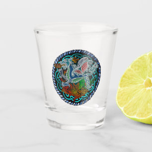 Verre A Shot Dragon celtique