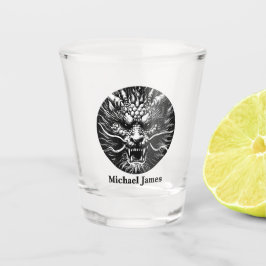 Verre A Shot Dragon Furieux Personnalisé
