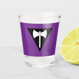 Verre A Shot Drapeau de fierté lesbienne SlipperyJoe puissant s