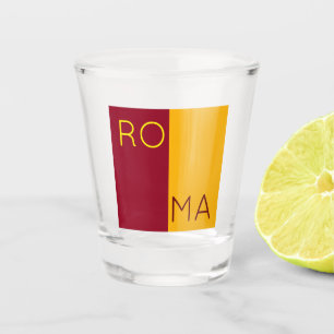 Verre A Shot Drapeau de la ville de Rome, Italie