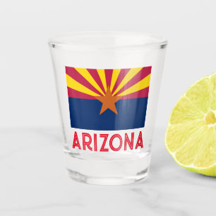 Verre A Shot Drapeau de l'Arizona