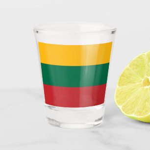 Verre A Shot Drapeau de Lituanie