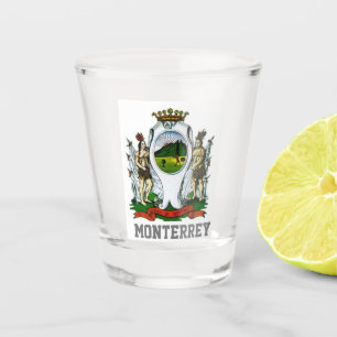 Verre A Shot Drapeau de Monterrey, Nuevo León - MEXICO