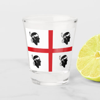 Verre A Shot Drapeau de Sardegna (Italie)