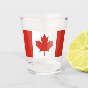Verre A Shot Drapeau du Canada