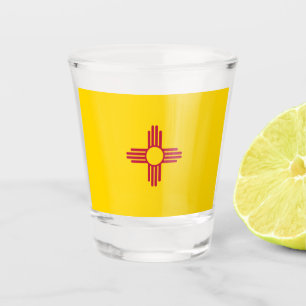 Verre A Shot Drapeau du Nouveau-Mexique (États-Unis)