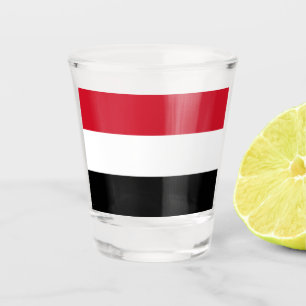 Verre A Shot Drapeau du Yémen