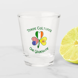 Verre A Shot Drapeau écossais Rampant USA Irlande Shamrock Pers