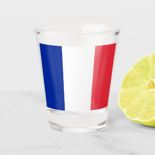 Verre A Shot Drapeau France