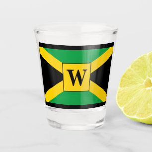 Verre A Shot Drapeau jamaïcain