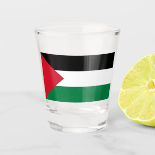 Verre A Shot Drapeau palestinien (Palestine)