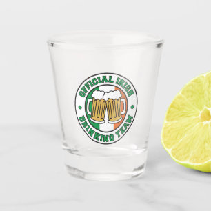 Verre A Shot Drapeau potable irlandais d'équipe de l'Irlande
