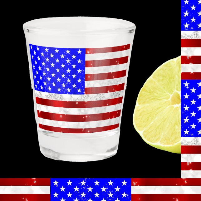 Verre A Shot Drapeau USA (Créateur téléchargé)