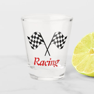 Verre A Shot Drapeaux de fin de course