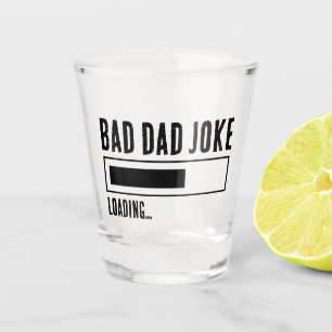 Verre A Shot Drôle Mauvais Papa Plaisanterie Chargement