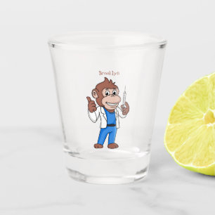 Verre A Shot Drôle orangoutan dessinateur docteur