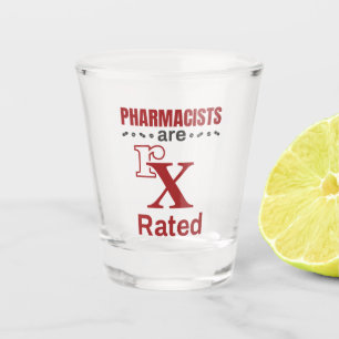 Verre A Shot Drôle Pharmaciens Les pharmaciens sont classés rX