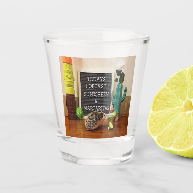 Verre A Shot Écran solaire et Margaritas (Devant)