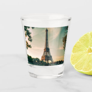 Verre A Shot Eiffel tour lancer oreiller