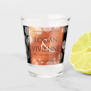 Verre A Shot Élégant 8ème 32ème anniversaire de Mariage de bron