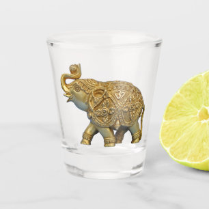 Verre A Shot Éléphant d'Asie