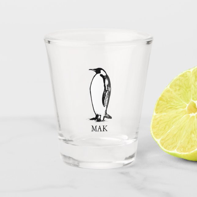 Verre A Shot empereur de pingouin (Devant)