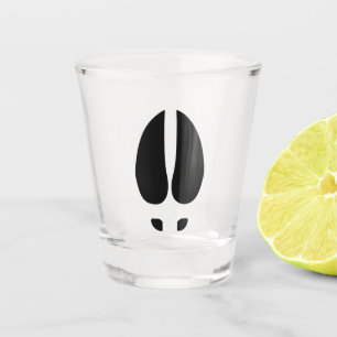 Verre A Shot Empreinte de patte d'orignal noir