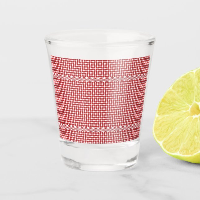 Verre A Shot en vichy vérifiée (Devant)