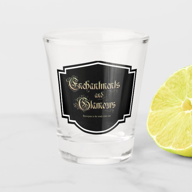 Verre A Shot Enchantements et Glamours (Devant)